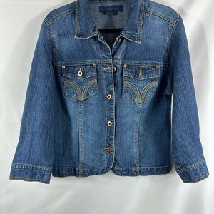 Bandolino Medium Wash Denim Jacket